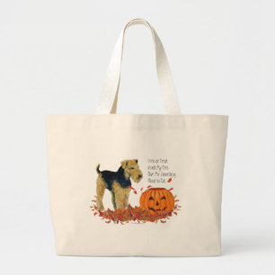 Grand Tote Bag Terrier Halloween