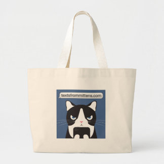 Grand Tote Bag Textes de l'éléphant Fourre-tout de mitaines