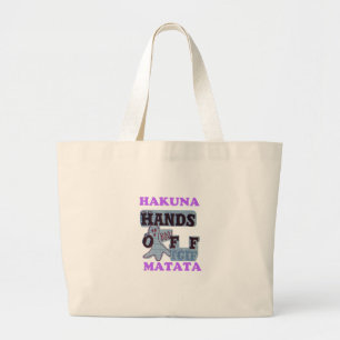 Grand Tote Bag TGIF Hakuna Matata mains off Boo Drôle Visage