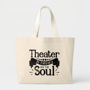 Grand Tote Bag Theater  Mask Musical Broadway Actor Actress Gift
