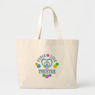 Grand Tote Bag Théâtre d'amour de paix