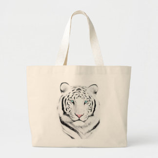 Grand Tote Bag Tigre blanc sibérien