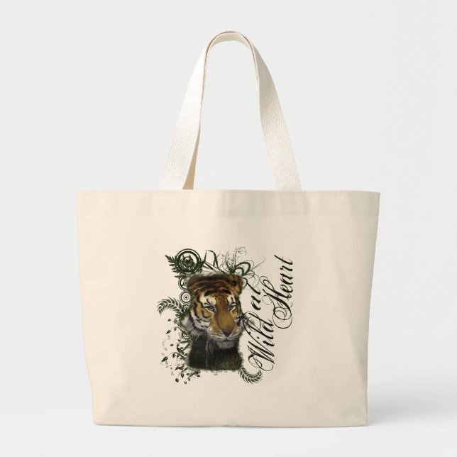 Grand Tote Bag Tigre potable (Devant)