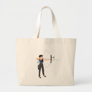 Grand Tote Bag tir à l'arc de tir de fille