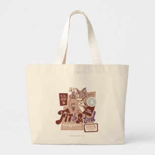 Grand Tote Bag Tom et Jerry adaptés pour être attaché