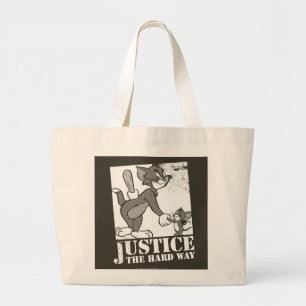 Grand Tote Bag Tom et Jerry Justice à l'envers