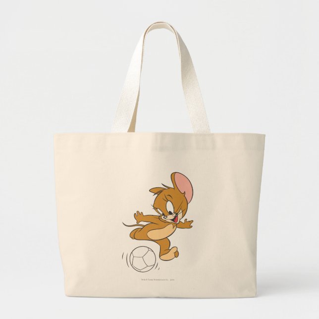Grand Tote Bag Tom et Jerry Soccer (Football) 2 (Devant)