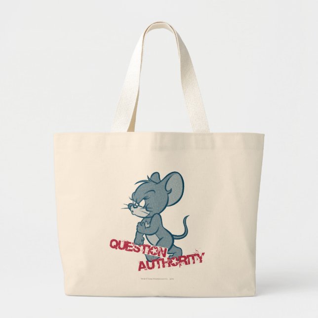 Grand Tote Bag Tom et Jerry Tough Mouse 2 (Devant)