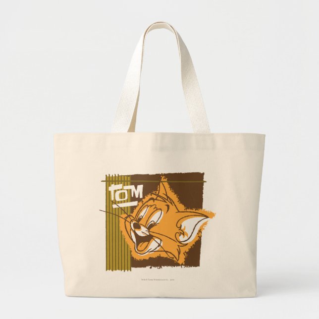 Grand Tote Bag Tom Joyeux Visage (Devant)