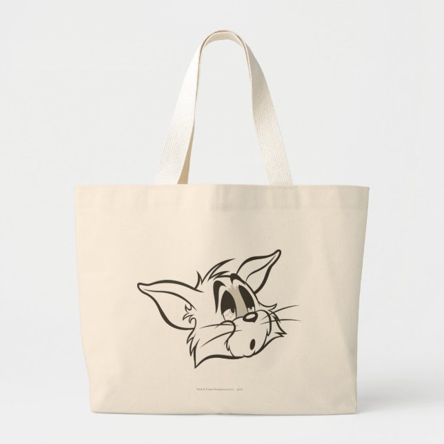 Grand Tote Bag Tom Sleepy Chat (Devant)