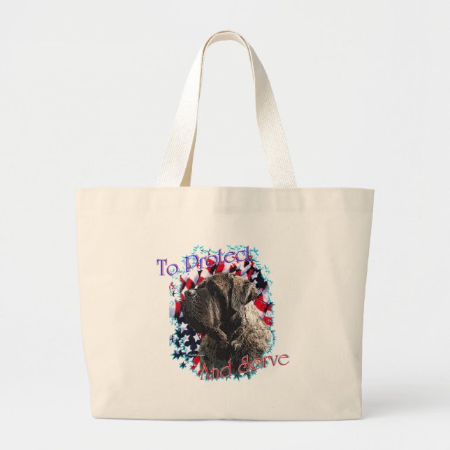 Grand Tote Bag ToProtectandServe (Devant)
