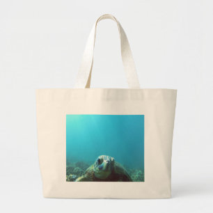 Grand Tote Bag Tortue de mer d'Hawaï