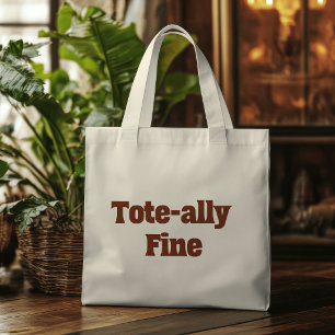 Grand Tote Bag Totalement Chouette" – Drôle Sarcasique