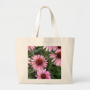Grand Tote Bag Tote fleur de cone Echinacea