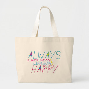 Grand Tote Bag Toujours heureux