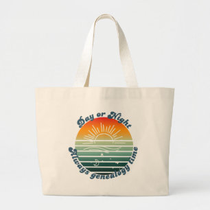 Grand Tote Bag Toujours le moment de la généalogie