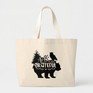 Grand Tote Bag Toujours reconnaissant