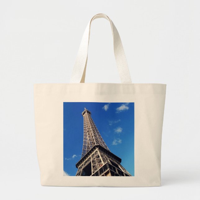 Grand Tote Bag Tour Eiffel Paris Europe Travel (Devant)