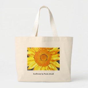 Grand Tote Bag Tournesol par Paula Atwell