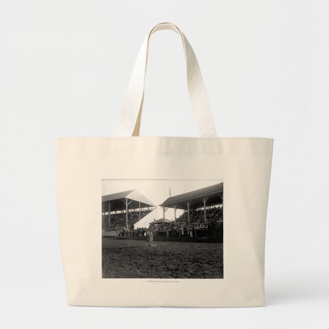 Grand Tote Bag Tours Roping à un rodéo (Devant)