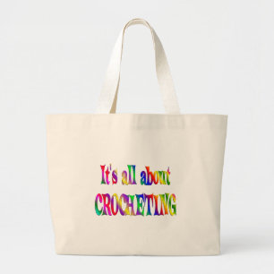 Grand Tote Bag Tout au sujet de faire du crochet