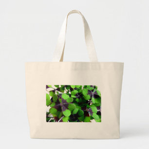 Grand Tote Bag Trèfle à quatre feuilles Shamrock Saint-Patrick Ch