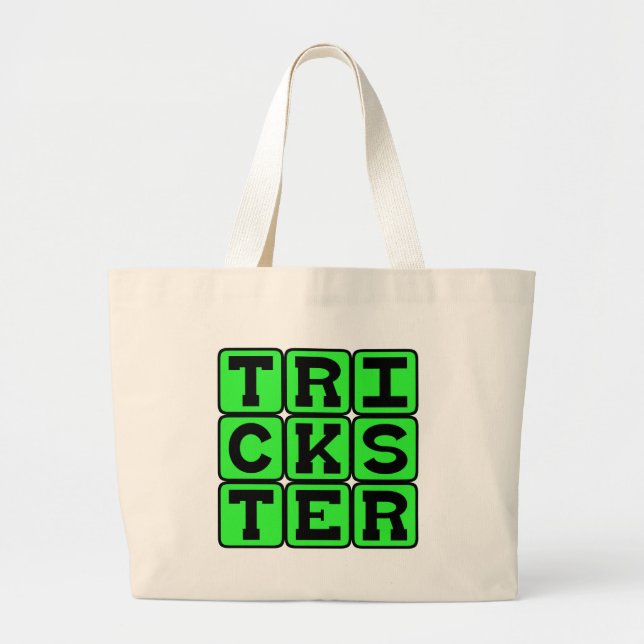 Grand Tote Bag Trickster, illusionniste (Devant)