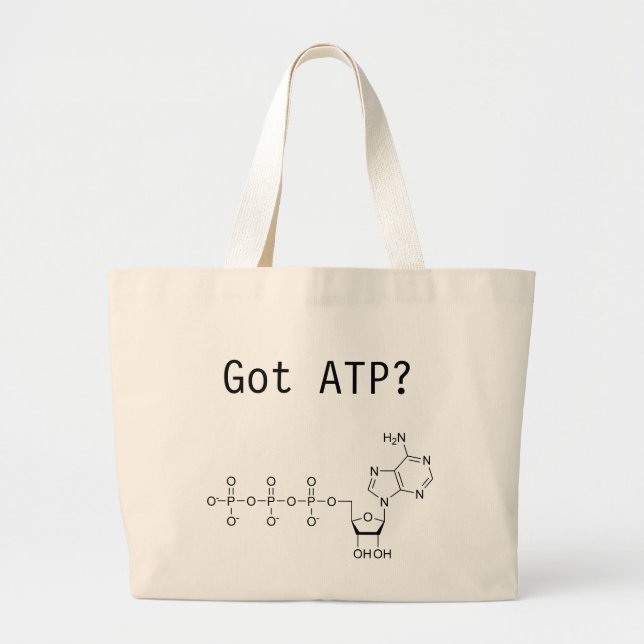 Grand Tote Bag Triphosphate d'adénosine obtenu ? (Devant)