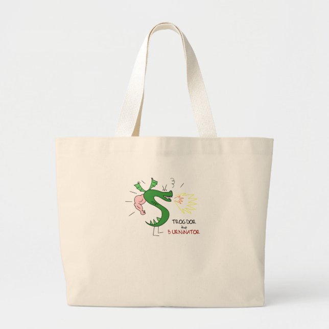 Grand Tote Bag Trogdor The Burninator (Devant)