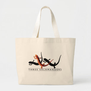 Grand Tote Bag Trois salamandres Fourre-tout à deux tons