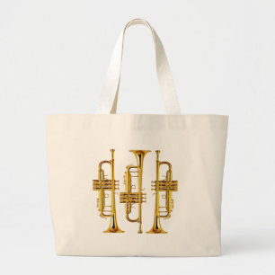 Grand Tote Bag Trois trompettes