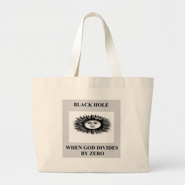 Grand Tote Bag trous noirs (Devant)