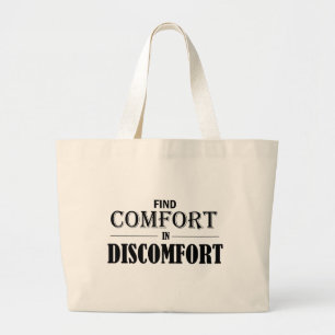 Grand Tote Bag Trouver le confort dans l'inconfort