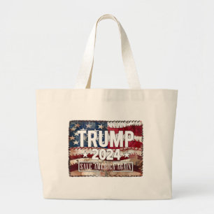 Grand Tote Bag Trump ! sauve à nouveau l'Amérique.