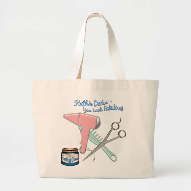 Grand Tote Bag Tu As L'Air Fabuleux !-Personnalisé (Devant)