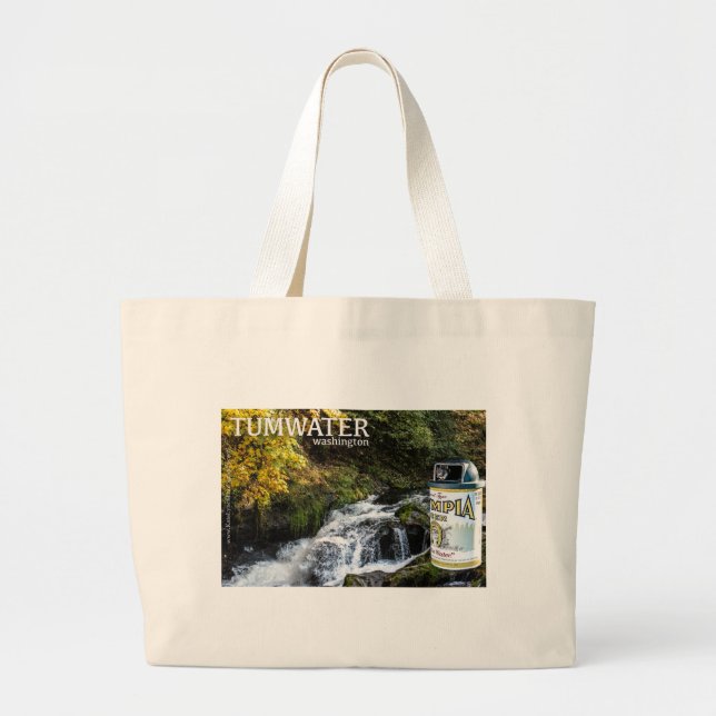 Grand Tote Bag Tumwater C'est l'eau (Devant)