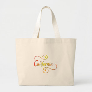 Grand Tote Bag Typographie de Californie