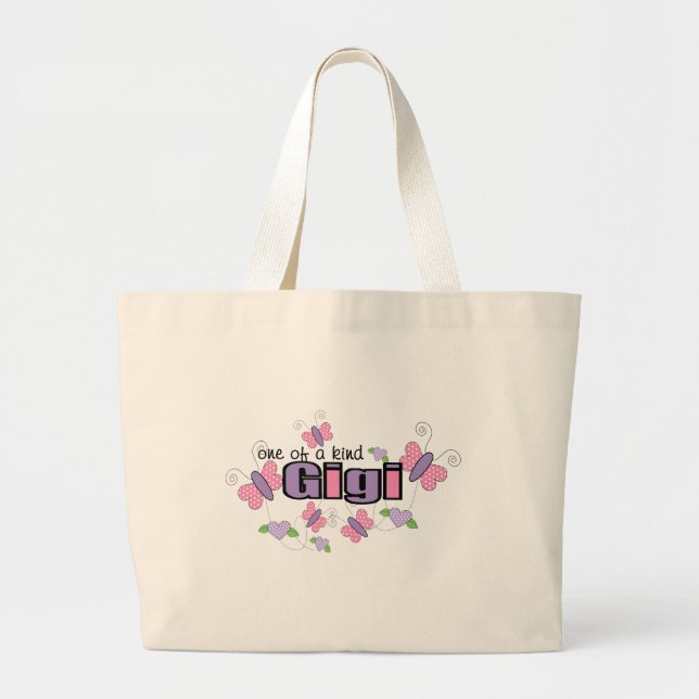 Grand Tote Bag Un d'un Gigi aimable (Devant)