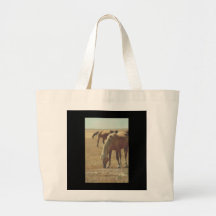 UN PALOMINO SAUVAGE FABRIQUÉ JUMBO FOURRE-TOUT