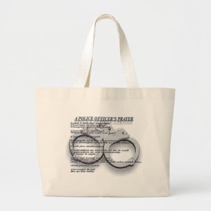GRAND TOTE BAG UNE PRIÈRE DU POLICIER