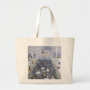 Grand Tote Bag Une promenade en parc