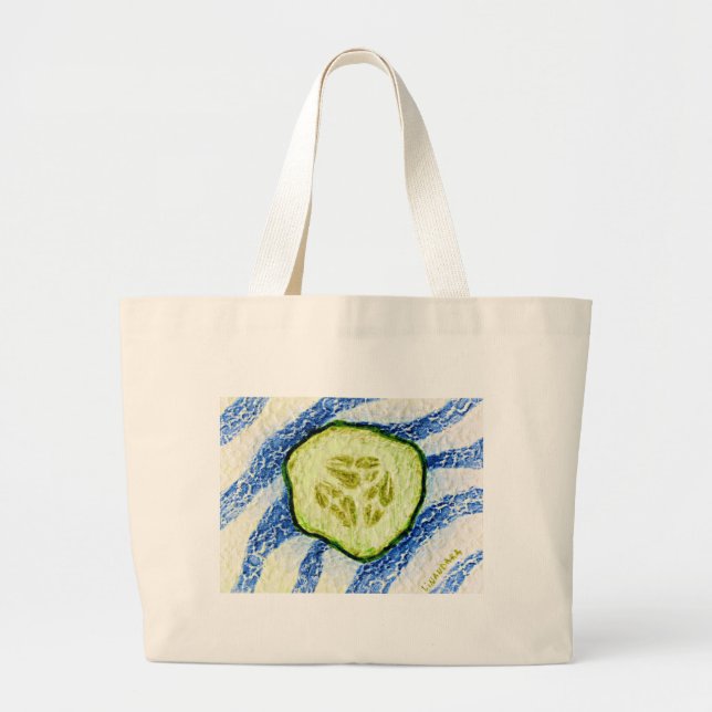 Grand Tote Bag Une tranche d'été (Devant)