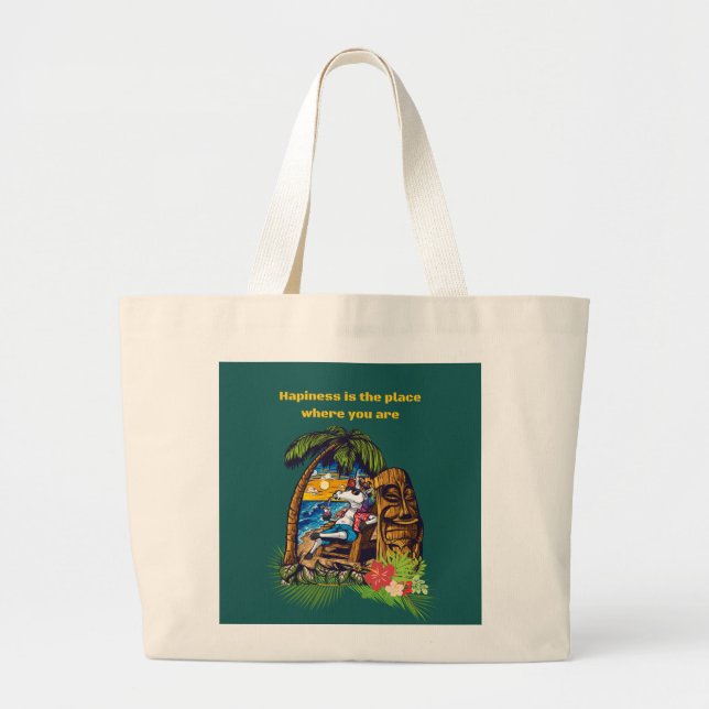Grand Tote Bag Vacances (Devant)