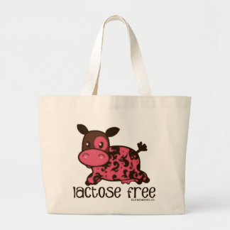 Grand Tote Bag Vache rose sans lactose