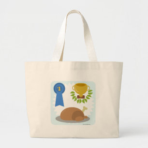 Grand Tote Bag Vainqueur du dîner de poulet