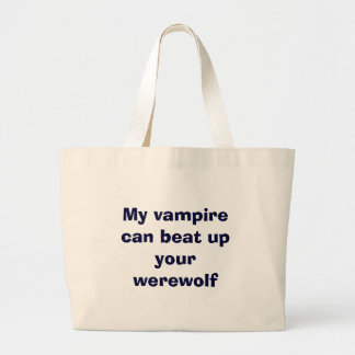 Grand Tote Bag vampire contre des werewolfs