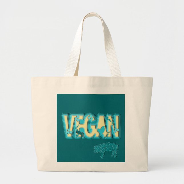 Grand Tote Bag Vegan paper (Devant)