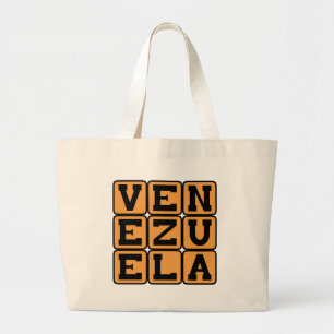 Grand Tote Bag Venezuela, Pays d'Amérique du Sud