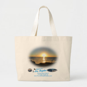 Grand Tote Bag Venice Beach Sunset 2