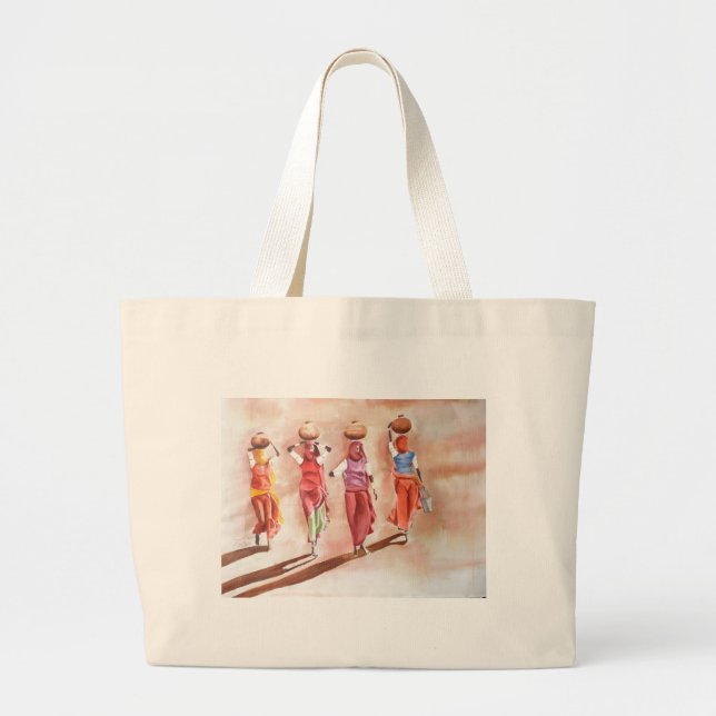 Grand Tote Bag vent balayé (Devant)